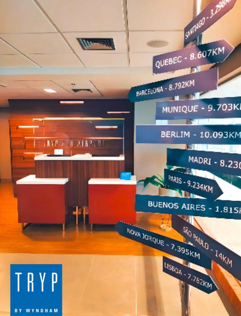 Tryp By Wyndham Sao Paulo Airport - Hotel De Transito Terminal 3 -Lado Ar - Area Restrita A Passageiros Ja Embarcados - Piso 1 Гуарульос Екстериор снимка