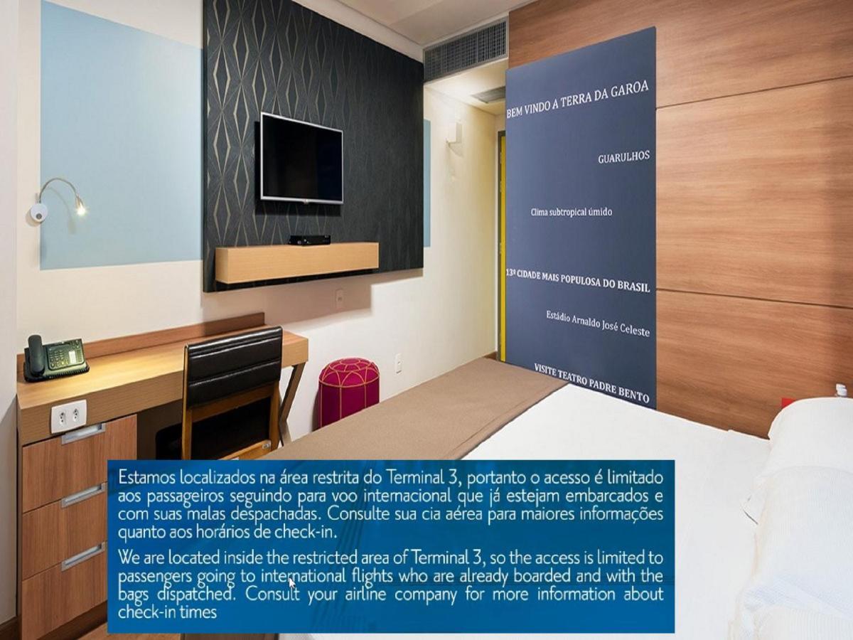 Tryp By Wyndham Sao Paulo Airport - Hotel De Transito Terminal 3 -Lado Ar - Area Restrita A Passageiros Ja Embarcados - Piso 1 Гуарульос Екстериор снимка