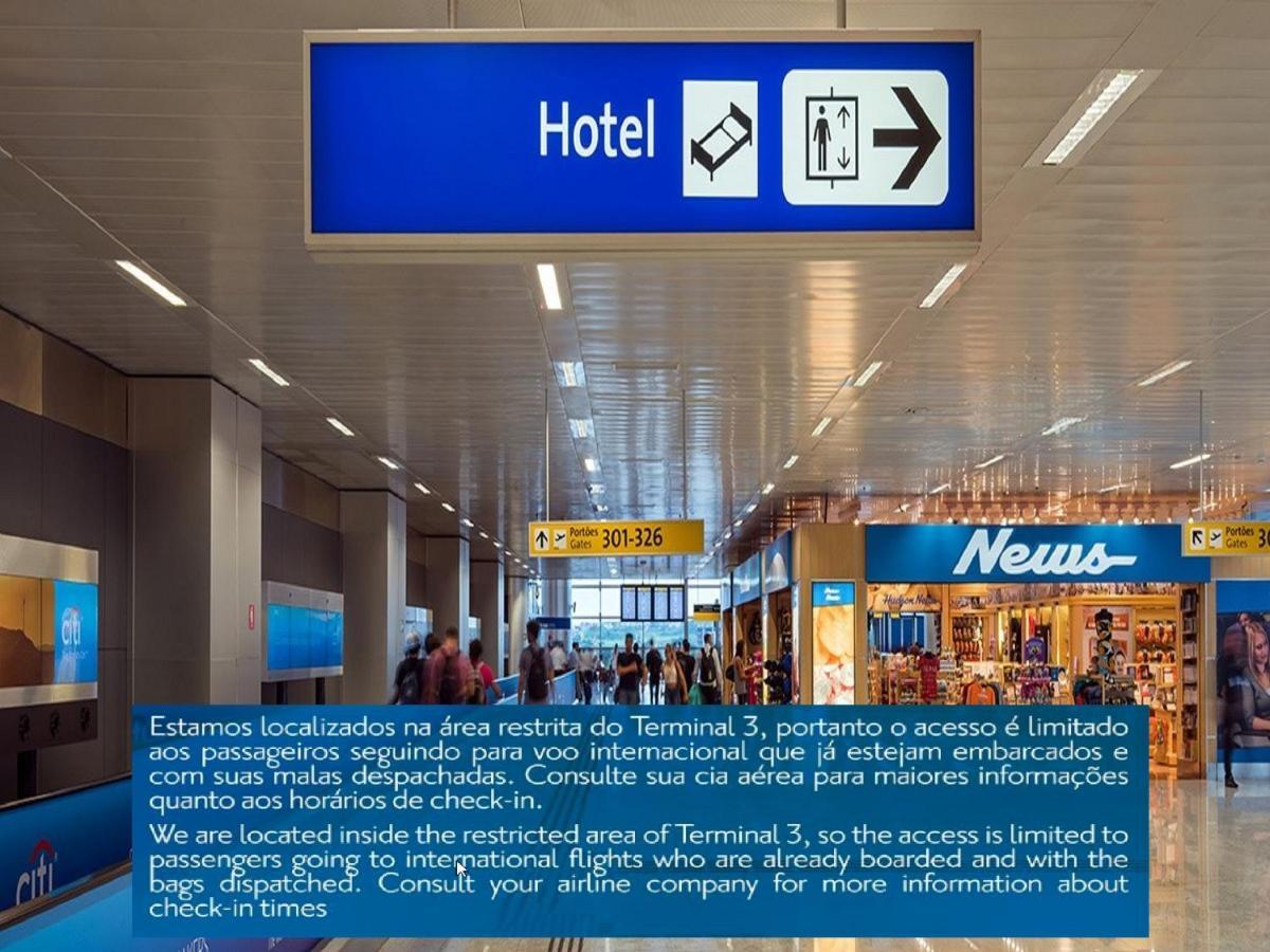 Tryp By Wyndham Sao Paulo Airport - Hotel De Transito Terminal 3 -Lado Ar - Area Restrita A Passageiros Ja Embarcados - Piso 1 Гуарульос Екстериор снимка
